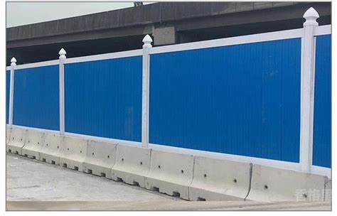 新型施工围挡临时工程移动围栏彩钢围挡PVC围挡安全夹心板彩钢瓦-阿里巴巴