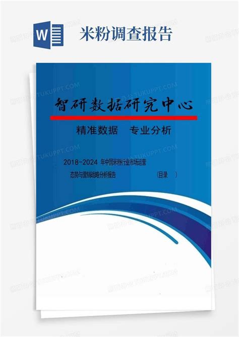 2018-2024年中国米粉行业市场运营态势与营销战略分析报告(目录)Word模板下载_编号qzkvjkma_熊猫办公