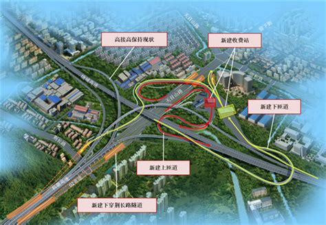 杭州第二绕城高速规划图一览- 杭州本地宝