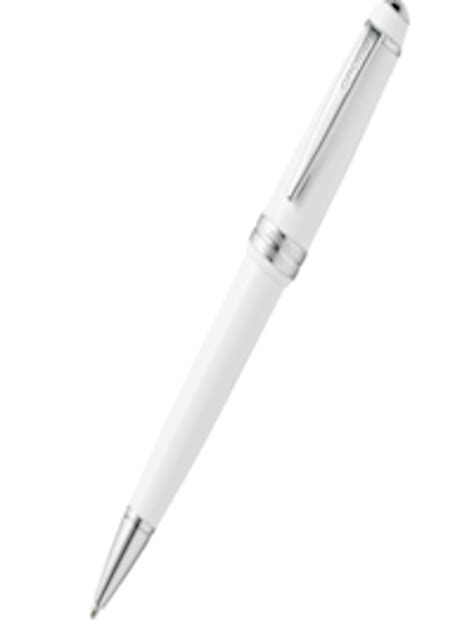 Buy Cross White & Silver Toned Ball Point Pen - Pens for Unisex ...