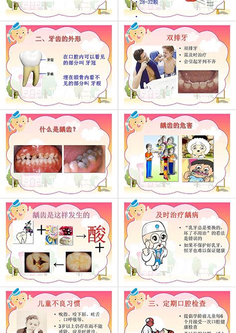 儿童保护牙齿口腔保健卫生讲座ppt-PPT鱼模板网