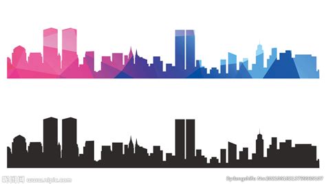 城市剪影设计图__海报设计_广告设计_设计图库_昵图网nipic.com