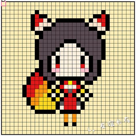 格子画(像素画)图片
