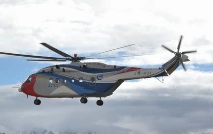 13吨级大型民用直升机AC313A成功首飞_物联网