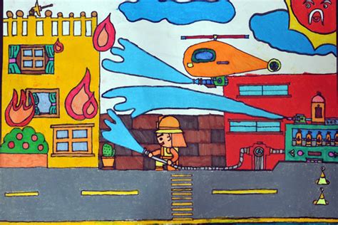 第二届“我是小小消防员” 全国儿童消防绘画作文大赛获奖名单公布