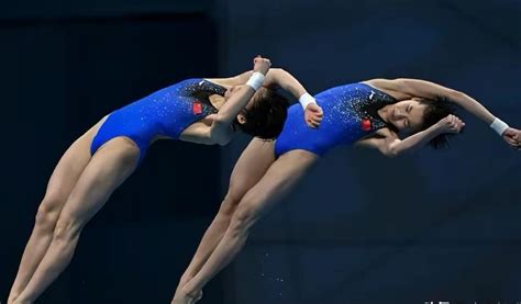 2023年全国跳水冠军赛女子十米台陈芋汐夺冠、全红婵摘银