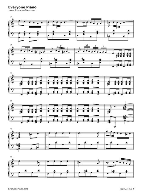 西班牙斗牛曲五线谱预览2-钢琴谱文件（五线谱、双手简谱、数字谱、Midi、PDF）免费下载