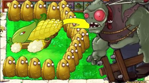 植物大战僵尸2：全屏玉米加农炮！一轮齐射，瞬杀火龙僵博。真牛