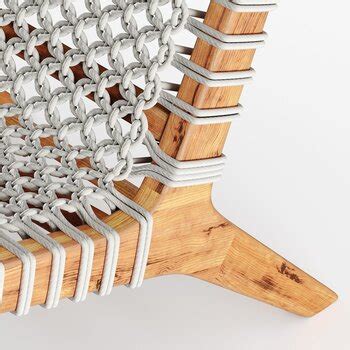 现代绳艺编织休闲椅- 建E网3D模型下载网