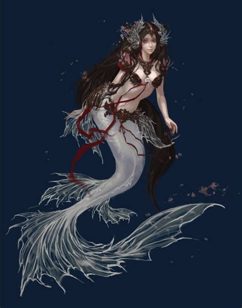 Illustrator绘制唯美的水彩美人鱼插图 - PS教程网