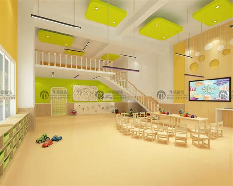 早教培训机构设计幼儿园室内设计|空间|室内设计|港润设计 - 原创作品 - 站酷 (ZCOOL)
