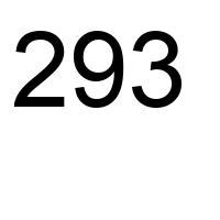 Número 293, la enciclopedia de los números - Numero.wiki