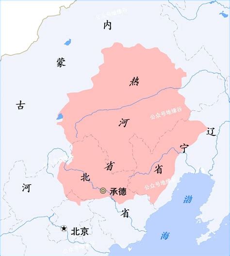 民国时期热河省地图四幅-地图114网