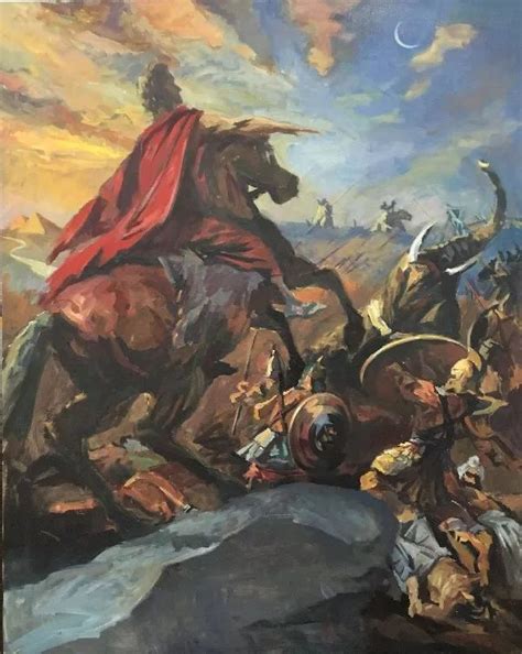 历史上的今天8月9日_-48年格涅乌斯·庞贝和凯撒之间著名的法萨卢斯战役开始。