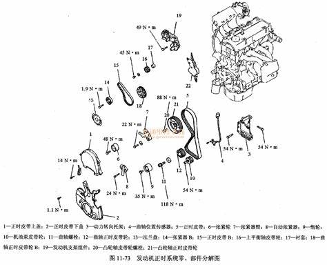 奇瑞4g16发动机正时拆装图