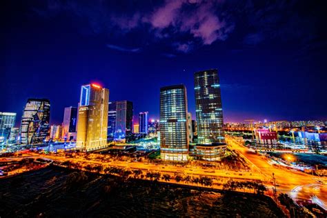 三环里新城看丽泽｜丽泽金融商务区夜色景观“亮”起来_北京日报网