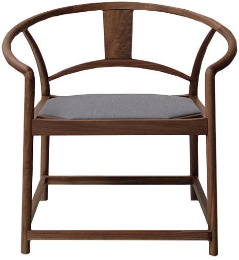 新中式圈椅禅意实木仿古靠背椅太师椅茶室白蜡木免漆家具三件套-美间设计