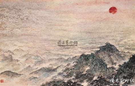中国画万里长城《江山如此多娇》 - 山水画 - 99字画网