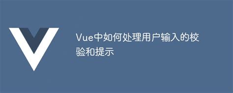 Vue前端开发必备：3个小技巧轻松搞定用户输入验证 - 爱创造