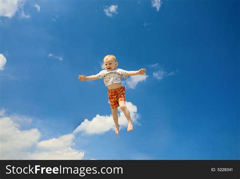 Happy Child Fly In The Sky - Free Stock Images & Photos - 5228341 ...
