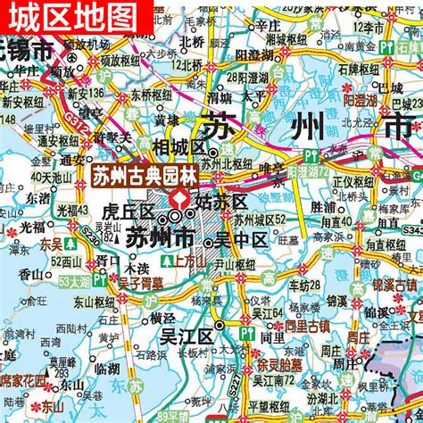 苏州旅游地图图片