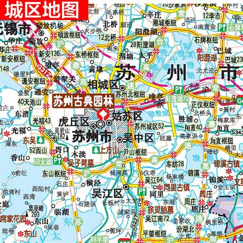 苏州行政区划图_苏州市地图全图 - 随意云