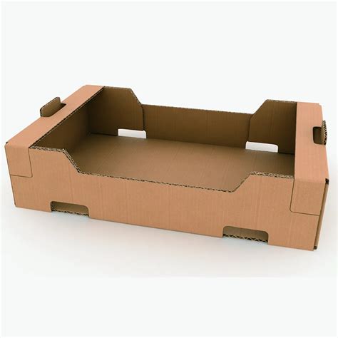 Fruit And Vegetable Cardboard Box Custom Storage Turnover Box - Buy ...