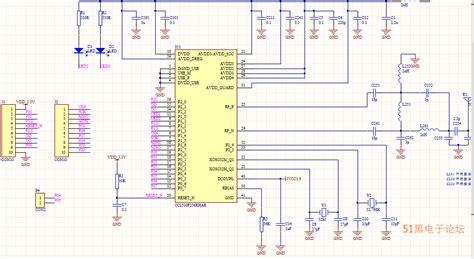 CC2530无线模块电路原理图和PCB源文件 - Altium Designer