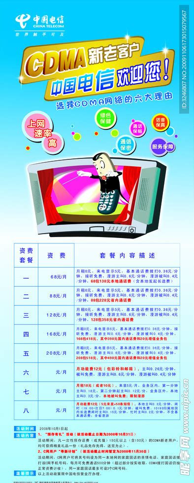 中国电信CDMA设计图__展板模板_广告设计_设计图库_昵图网nipic.com