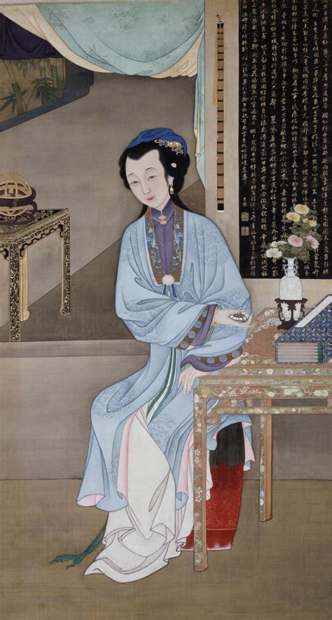 据说这些画中美人都是雍正皇帝的后妃__凤凰网