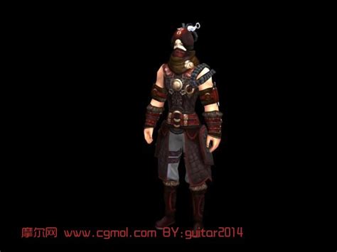 三国之天男战士,游戏角色max模型_其他角色模型下载-摩尔网CGMOL
