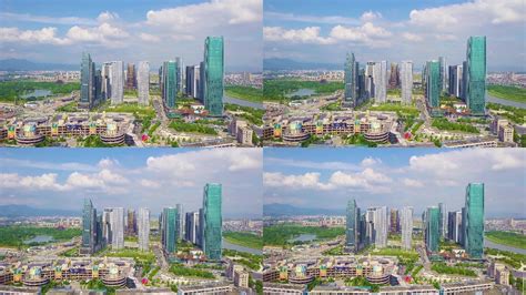 航拍浙江台州，这建筑直逼一线城市，太繁华了_腾讯视频