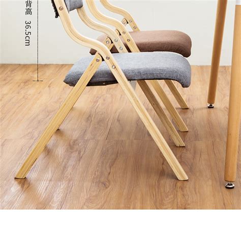实木折叠椅子便携家用靠背椅简约现代北欧木质餐椅休闲凳子 ...
