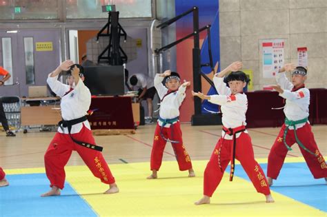 济宁市体育局 体育图片 任城区全民健身运动会跆拳道比赛收官