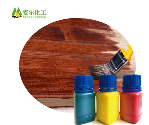 水性木器涂料涂装中着色剂的应用