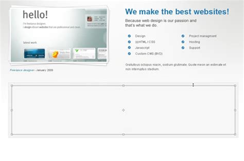 从零手把手教你设计网页(5) - 网页模板 - PS教程自学网