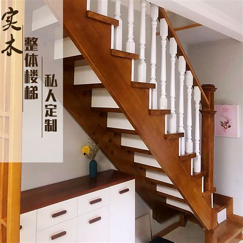 品家楼梯上海实木楼梯现代简约楼梯简单中式楼梯手工实木楼梯工厂_楼梯_第一枪