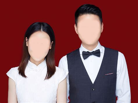 结婚照p图模板图片