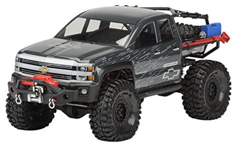 PROLINE 343900 Chevy Silverado Clear Body Axial SCX10 Trail Honcho 12.3 ...