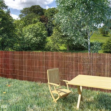 Vrtna ograda od pletenih grana vrbe 300 x 100 cm - Ograde - OLX.ba