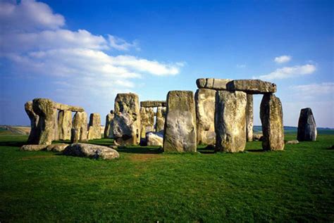 神秘的英国巨石阵图片-千叶网