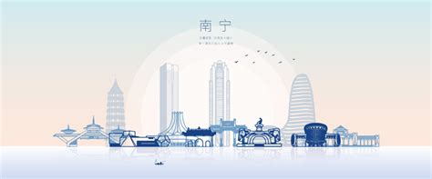 南宁地标城市旅游建筑素材图片免费下载-千库网