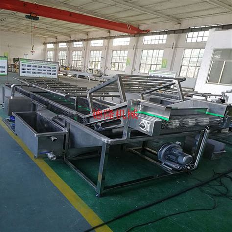 清洗机生产线应用案例-宁津县正德输送设备有限公司