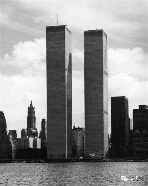 老照片 1971年的美国纽约世界贸易中心 那时候还没完工|北塔|世界贸易中心|纽约_新浪新闻