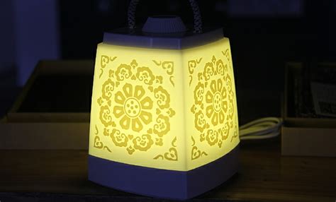 敦煌木雕灯创意礼品复古文创礼物床头3D小夜灯装饰摆件台灯纸雕灯-阿里巴巴