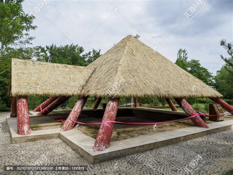 天水秦安大地湾原始村落遗址,国内旅游景点,旅游景点,摄影素材,汇图网www.huitu.com