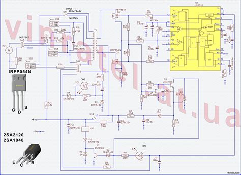 DC/AC Inverter battery charger - Sinar - Схемы&Ремонт - Статьи ...