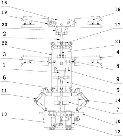 用于遥控直升机的机体结构的制作方法