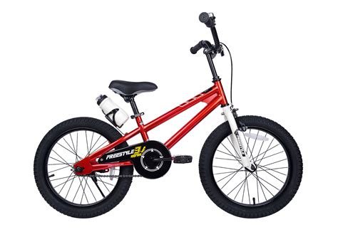 RoyalBaby Freestyle Kids Bike 18 inch Girls and Boys Kids Bicycle Red ...