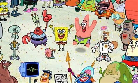 海绵宝宝拼图图片